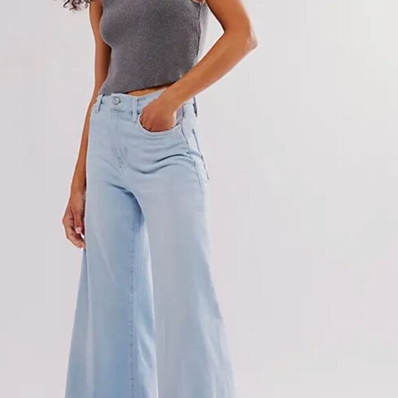 Frame Denim Denim - Frame Le Palazzo Crop Jeans